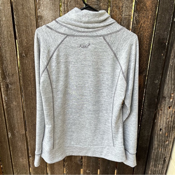 KUHL Lea Pullover NWOT Cowl Longsleeve Top In Ash Sz M - Picture 8 of 15
